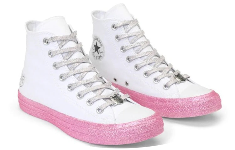 Converse x Miley Cyrus Chuck Taylor All Star High 'White Pink' 162239C