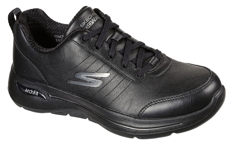 (WMNS) Skechers Go Walk Arch Fit 'Black' 124413-BBK