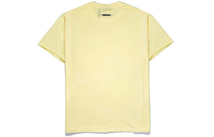 Fear of God Essentials Tee Yellow Logo Short Sleeve Unisex FOG-SS20-95