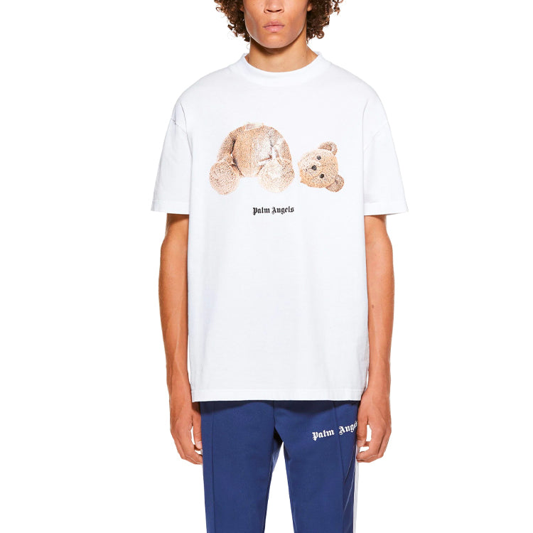 Palm Angels Bear Short-Sleeve Tee 'White' PMAA001R21JER0010160