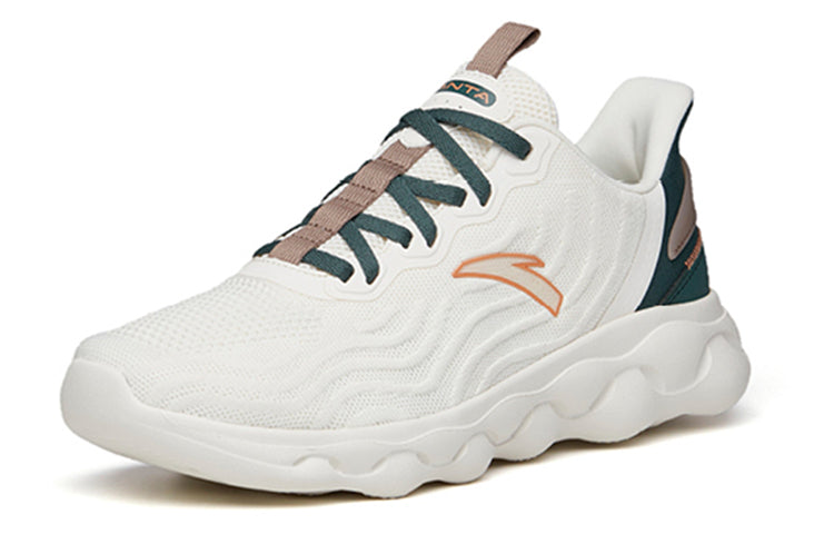 ANTA Running Series Sneakers 'White Green Tan' 112145530R-3