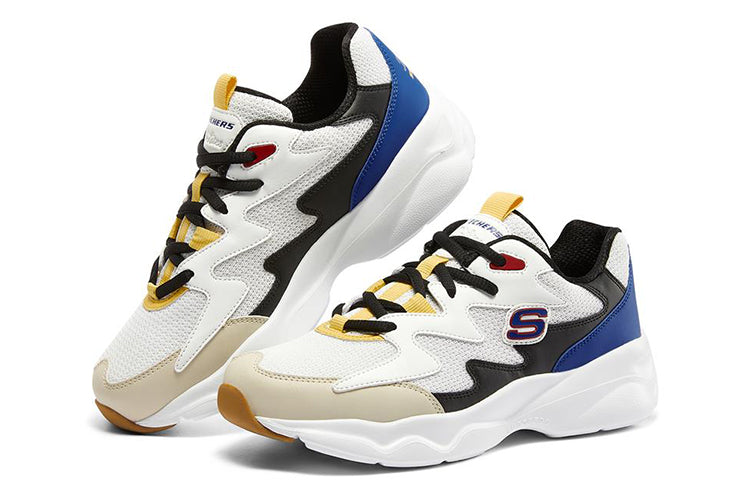 (WMNS) Skechers D Lites Airy Low-Top Running Shoes White/Blue 896041-WMLT