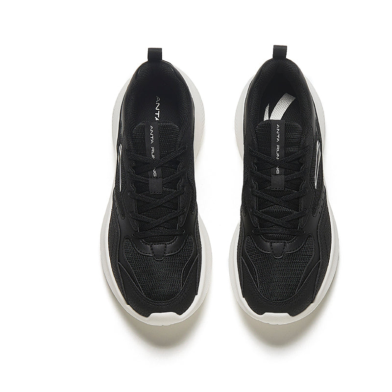 (WMNS) ANTA Running Shoes 'Black White' 922415523-4