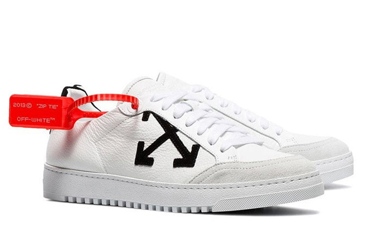(WMNS) OFF- Carryover low-top leather sneakers 'White' OWIA093S19D680340110