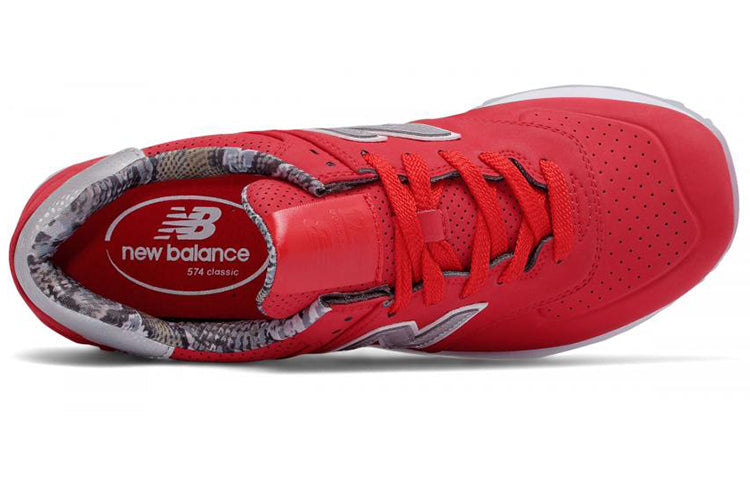 (WMNS) New Balance 574 Series Luxe Rep Red WL574SYB