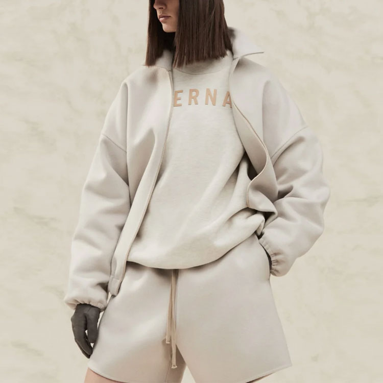 Fear of God Essentials FW22 Wool Cashmere Short 'Cement' FOG-2212-0843