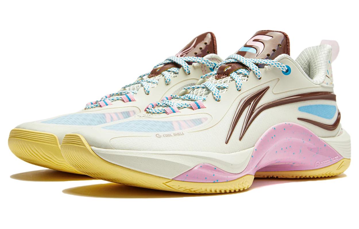 Li-Ning Shining On Court 'Beige Brown Pink' ABPU007-3