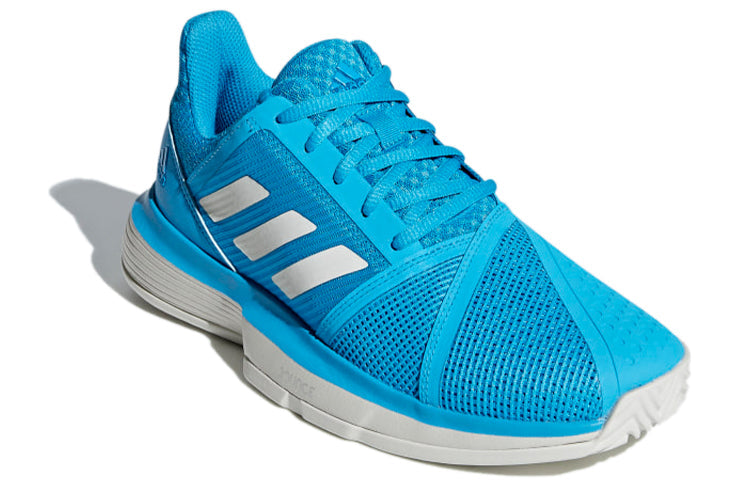 (WMNS) adidas Courtjam Bounce Clay Shoes Blue/White CG6365