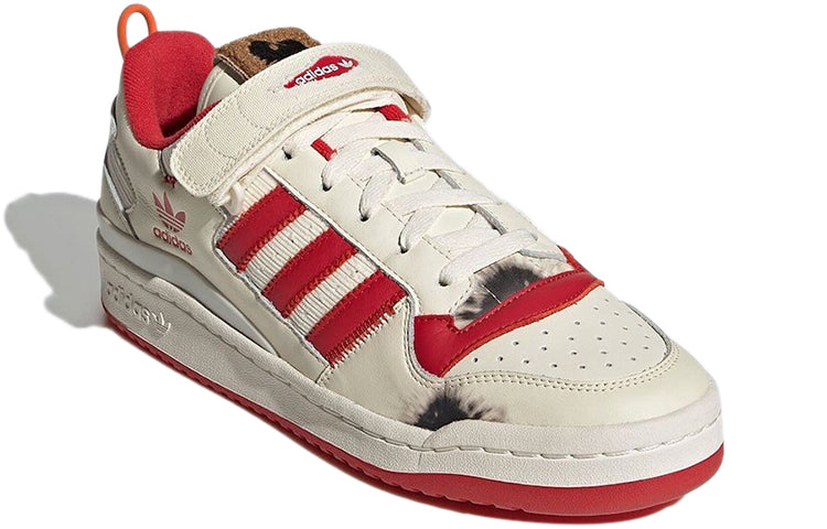adidas originals Forum 84 Low Home Alone Retro Sneakers White/Red Unisex GZ4378