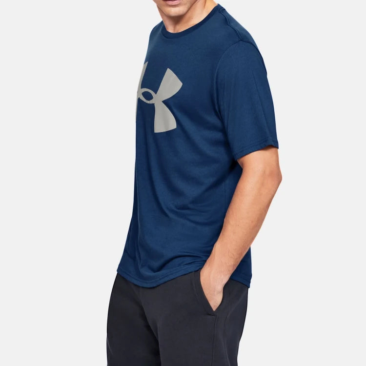 Under Armour Big Logo Reflective Short Sleeve USA Blue 1351617-449