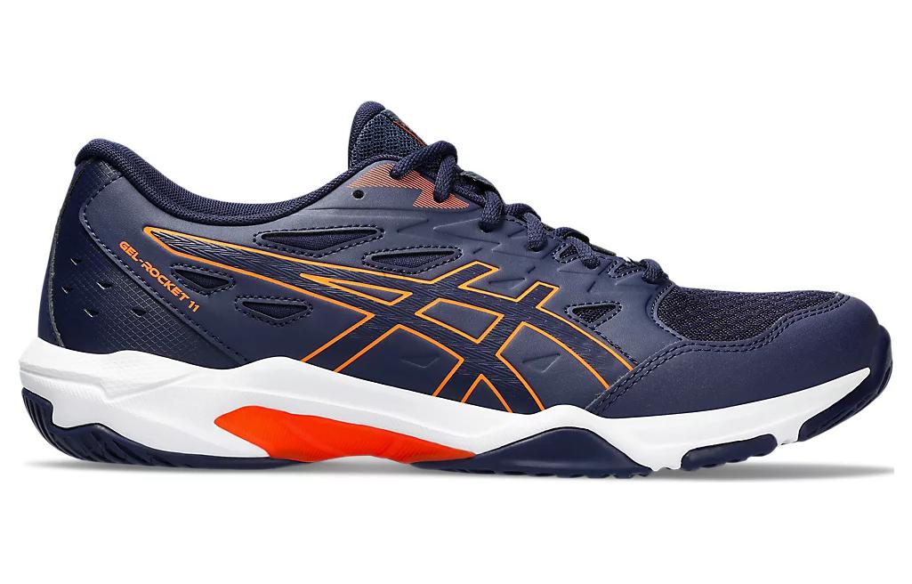ASICS Gel-Rocket 11 Wide 'Peacoat Shocking Orange' 1071A094-402