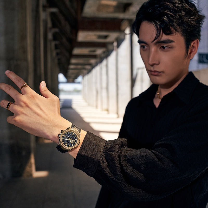 CASIO G-Shock G-Steel 'Black Gold' GST-B100GB-1A9PFT