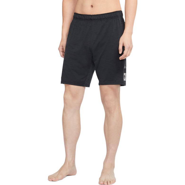 Men's Nike Quick Dry Solid Color Geometry Pattern Environmental Friendly Sports Shorts Black DM8145-045