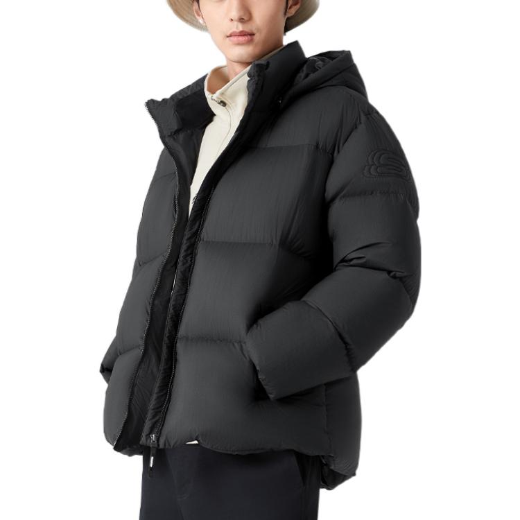 Skechers Hooded Down Jacket 'Black' L422M002