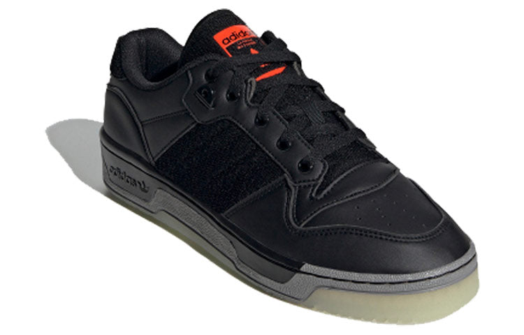 (WMNS) adidas Rivalry Low 'Core Black Solar Red' FW4276