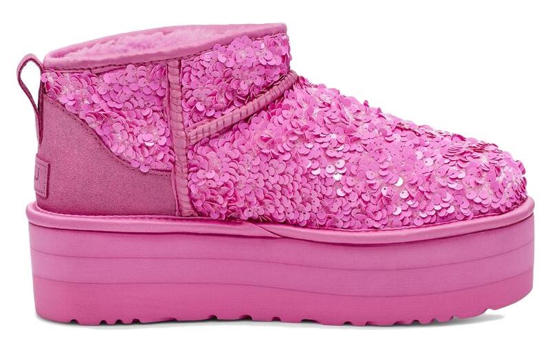 (WMNS) Ultra Mini Chunky Sequin Boot 'Pink' 1135060-ECH