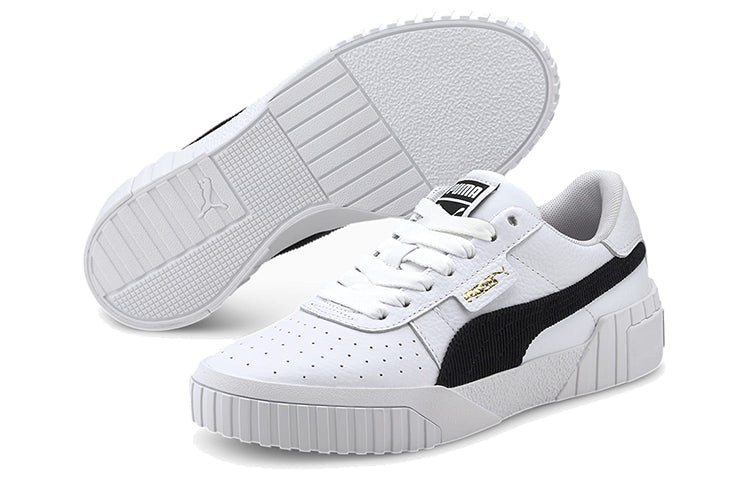 (WMNS) PUMA Cali 'Corduroy - White Black' 374663-01