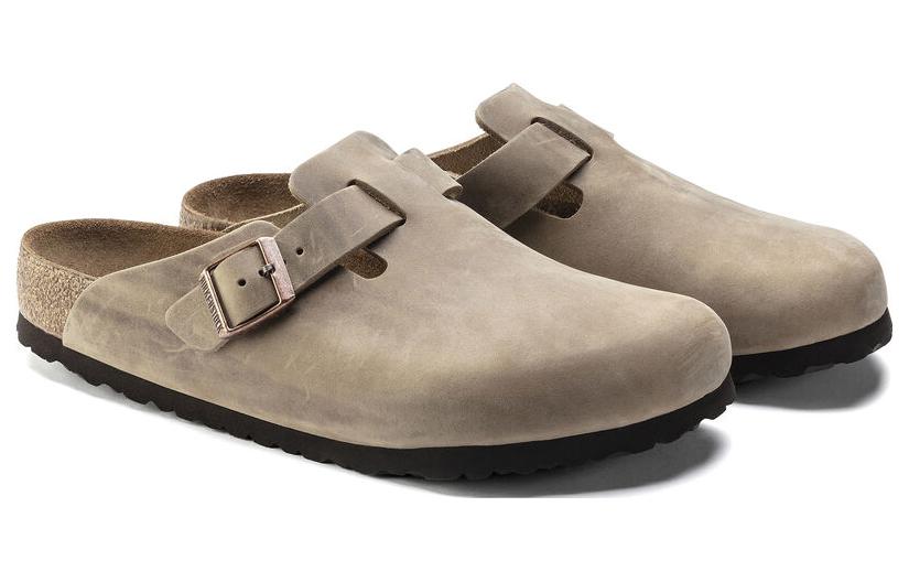Birkenstock Boston Soft Footbed Regular 'Oiled Leather Tobacco Brown' 1018147