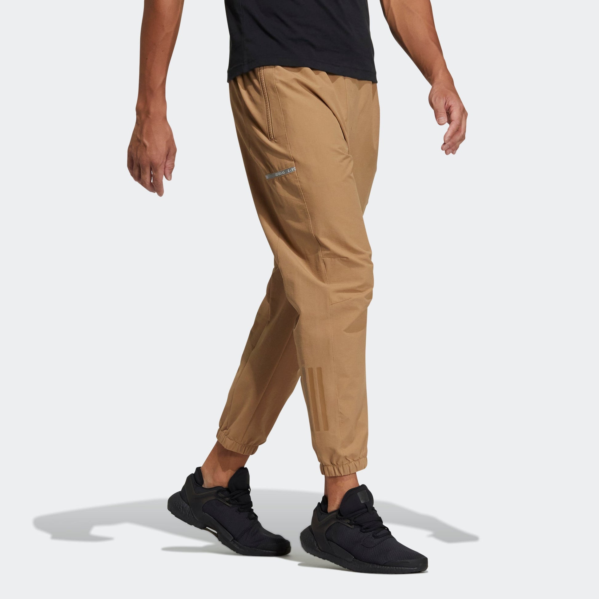 adidas TH PNT WV ID Adjustable Belt Casual Sports Long Pants Yellow GP0959