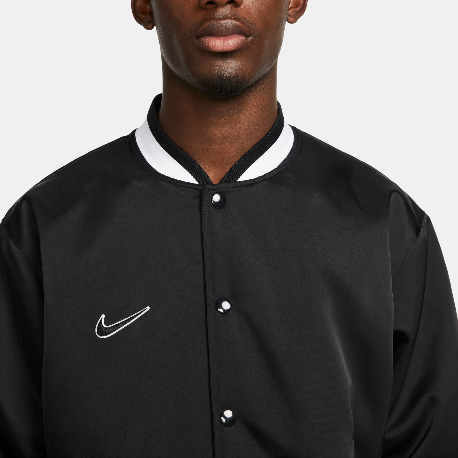 Nike SB x MLB Varsity Skate Jacket 'Black' DQ6279-010