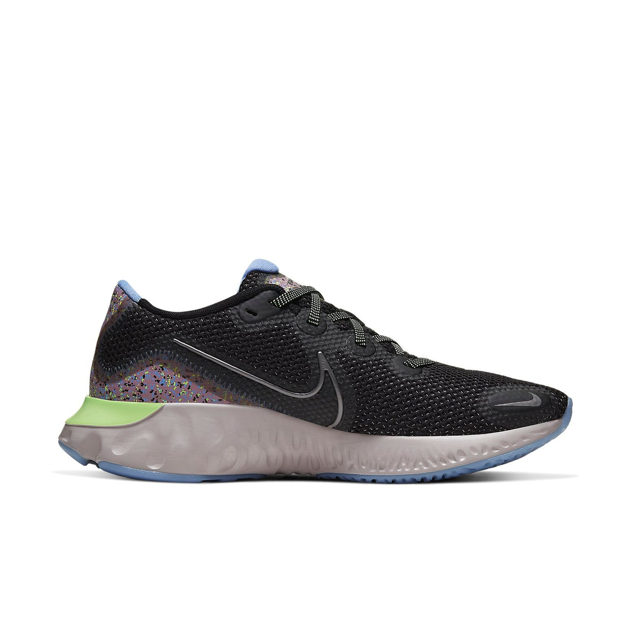 (WMNS) Nike Renew Run Special Edition Black/Blue/Green CT3515-001