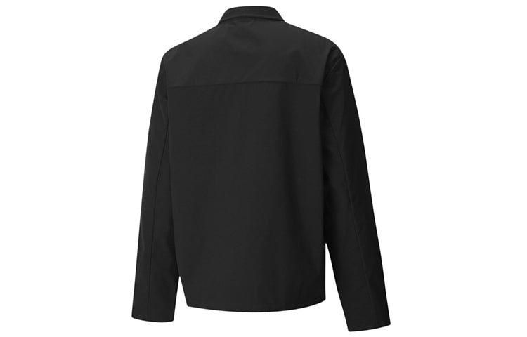 PUMA x The Hundreds Long Sleeve Zip Up Chore Jacket 'Black' 598310-01