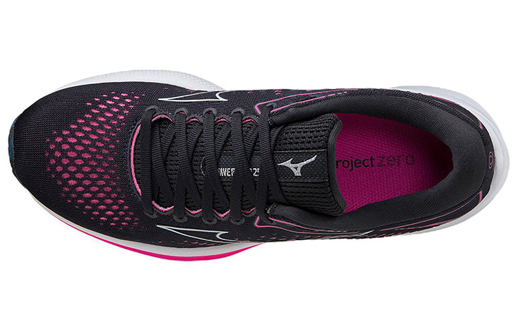 (WMNS) Mizuno Wave Rider 25 Project Zero 'Black Pink' J1GD215423