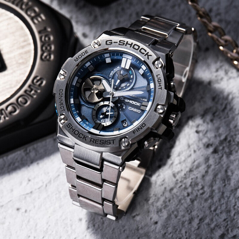 CASIO G-Shock G-Steel 'Silver Blue' GST-B100D-2APRT