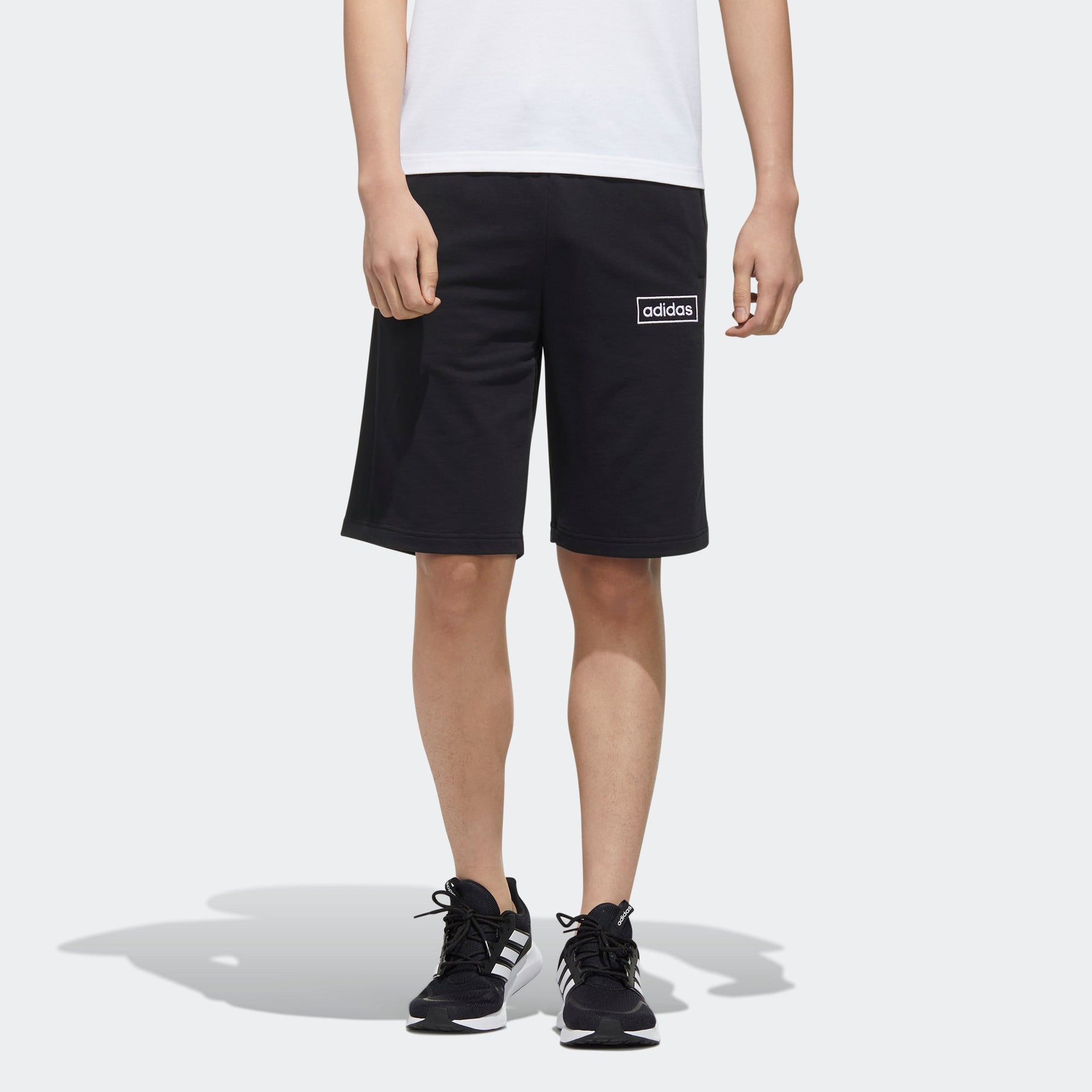 adidas neo M C Short Casual Sports Breathable Shorts Black FP7468