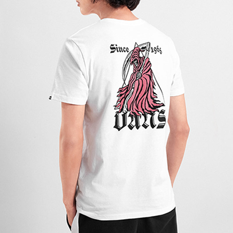 Men's Vans Anime Printing Short Sleeve White VN0A4MM2WHT