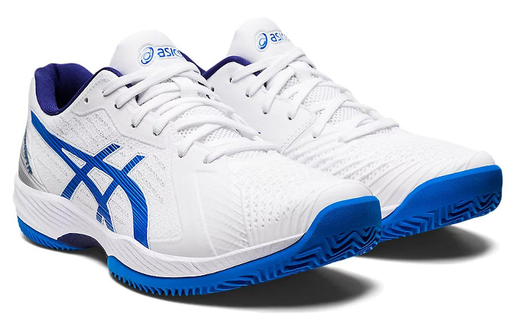 ASICS Solution Swift FF Clay 'White Electric Blue' 1041A299-102