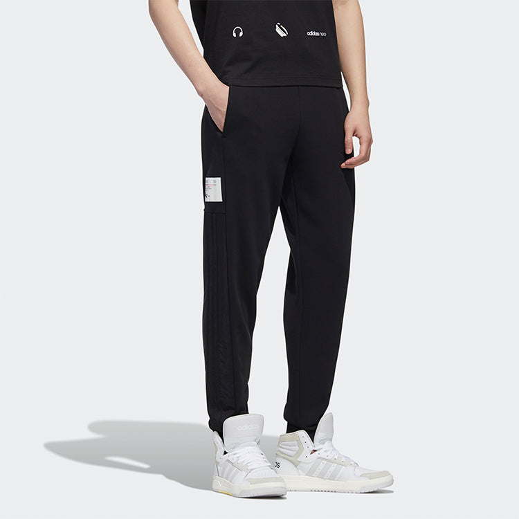 adidas neo M Ss Cs Tp Sports Pants Black GM2297