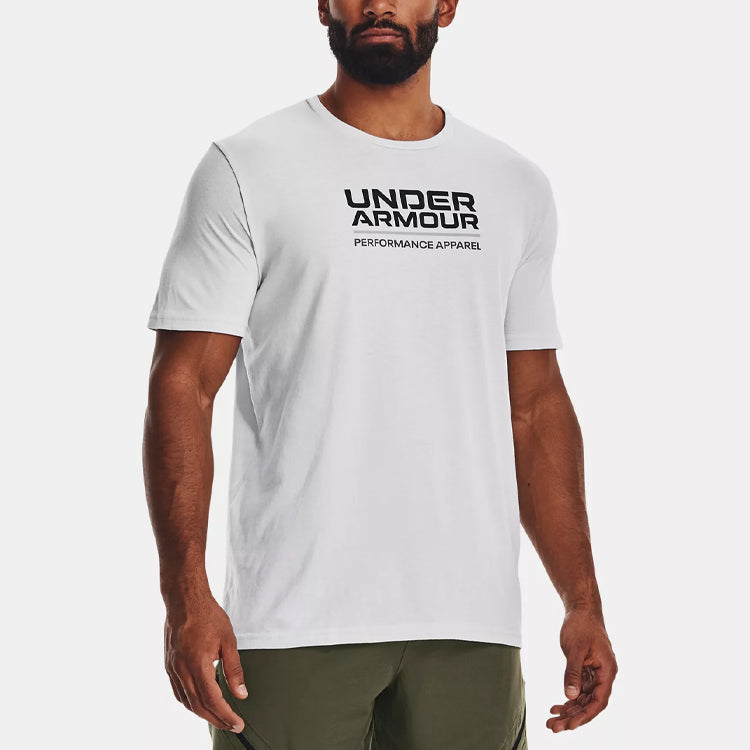Under Armour Multicolor Box Tee 'White' 1370529-015