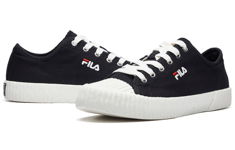 FILA Fmc Series Carve Low-Top Canvas Sneakers Black/White F12M034415FBK