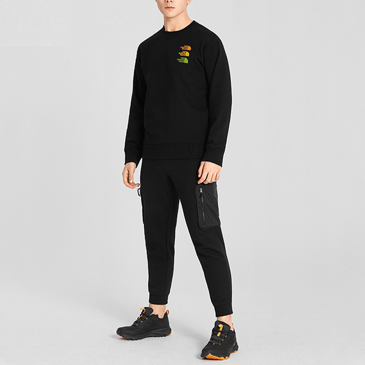 THE NORTH FACE Logo Grpahic Sweater 'Black' NF0A7W88-JK3