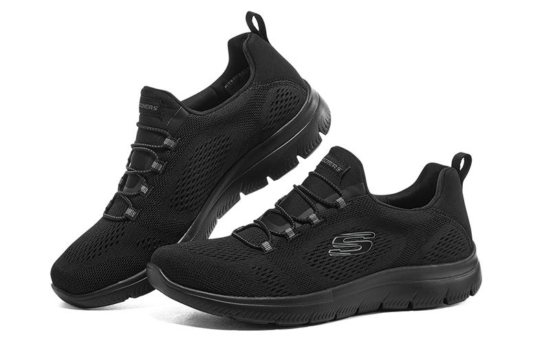 (WMNS) Skechers Summits Perfect Views 'Black' 149523-BBK
