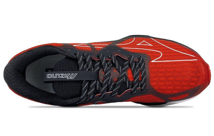 Mizuno PI Knit Low Top Running Shoes Black/Red D1GH210202