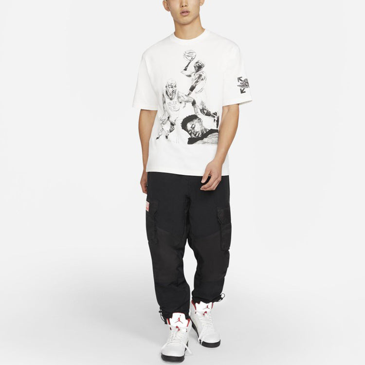 Air Jordan x Off-White MJ T-Shirt Asia Sizing 'White' DB4301-100