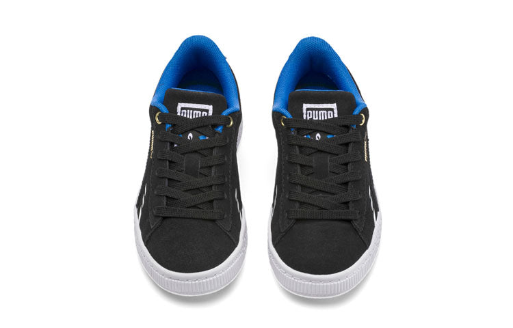 (PS) PUMA Sonic The Hedgehog x Suede 'Who's Faster - Black' 371998-01