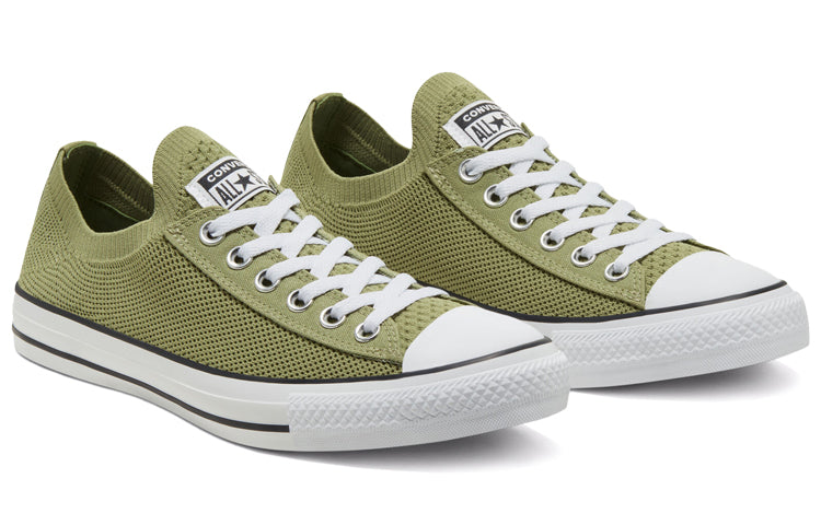 Converse Twisted Summer Chuck Taylor All Star Knit Slip Olive Green 167842C