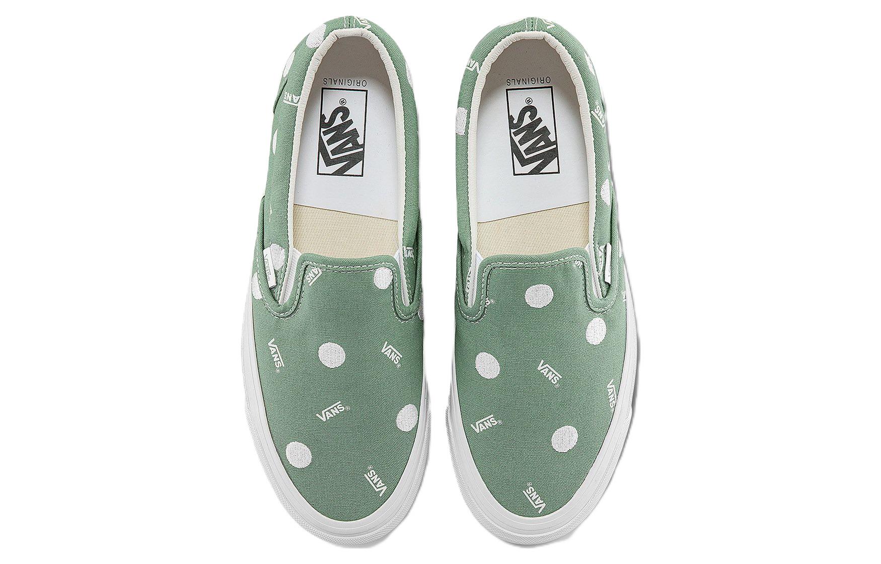 Vans OG Classic Slip-On LX 'Polka Dot - Green' VN0A45JKLDN