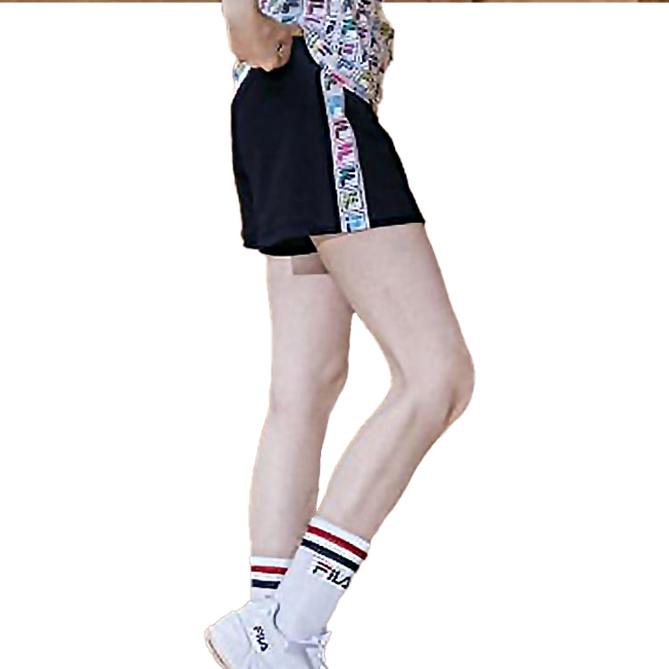 (WMNS) FILA Shorts Casual Knit Sports Pants Loose Blue F61W028656F