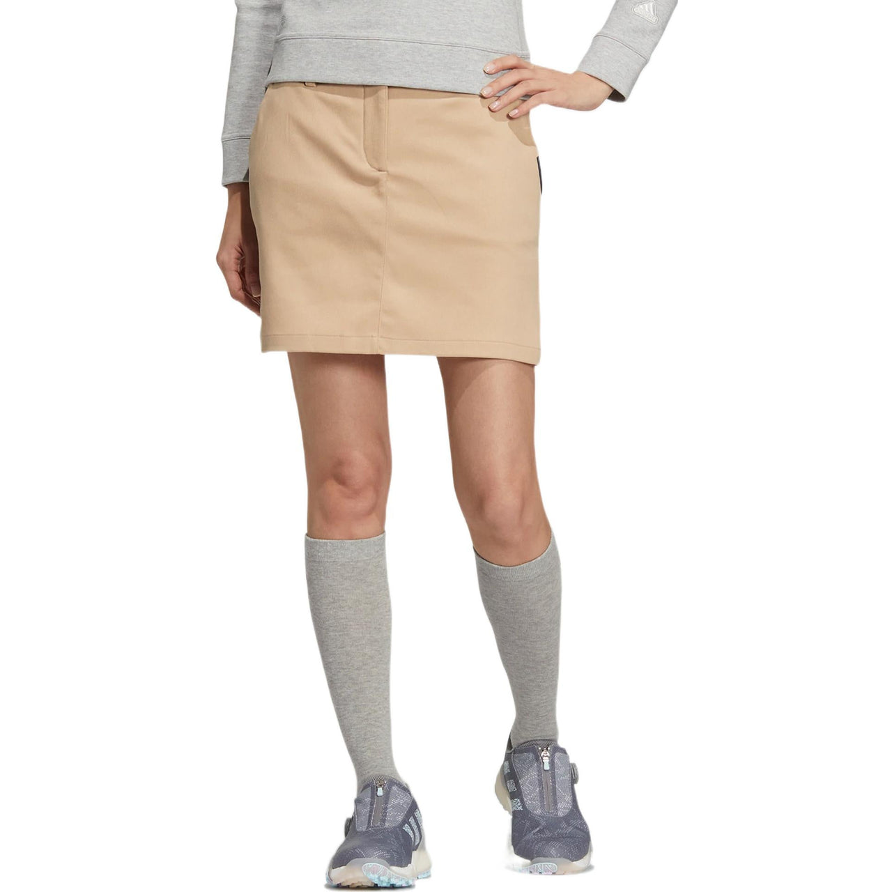 (WMNS) adidas Play Green Twill Skirt Asia Sizing 'Beige' HC3780