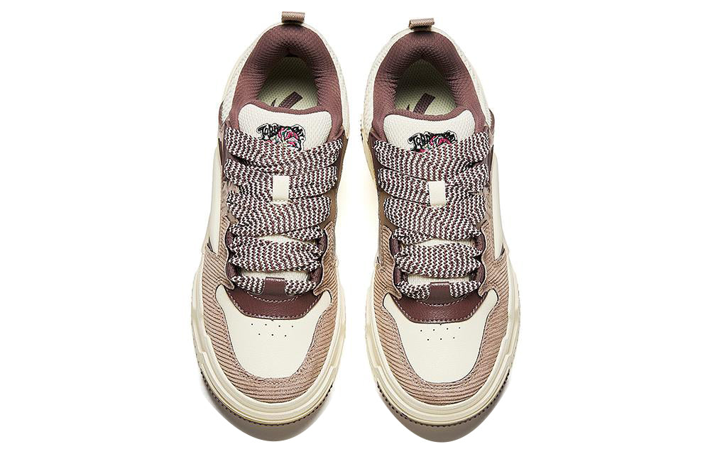 (WMNS) ANTA Skateboarding Series Sneakers 'Tan Cream' 922348001-3