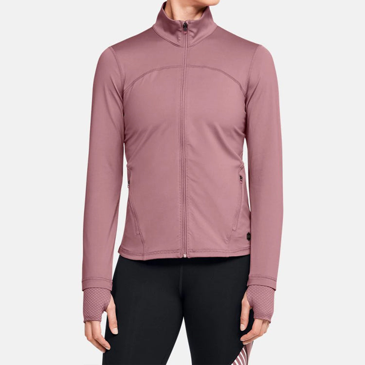 (WMNS) Under Armour Rush Sports Jacket 'Pink' 1359081-662