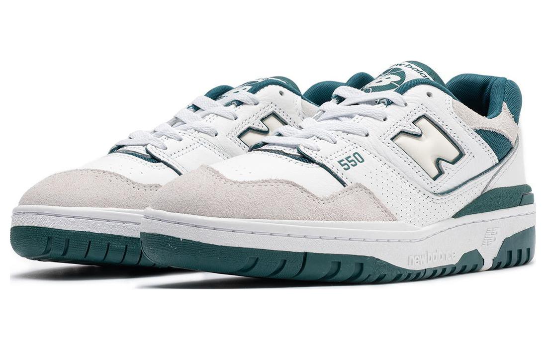 (TD) New Balance 550 Bungee Lace Top Strap 'White Vintage Teal' IHB550TA