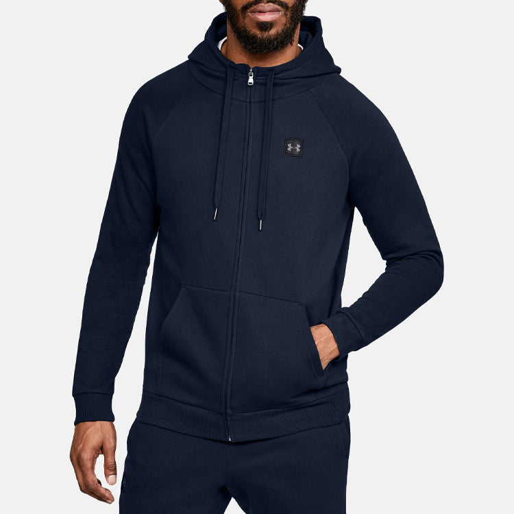 Men's Under Armour Rival Fleece Zipper Blue 1320737-408