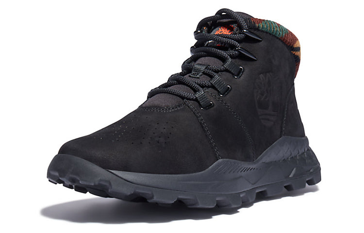 Timberland Brooklyn Euro Sprint Boots 'Black and Camouflage Collar' A2GDV015