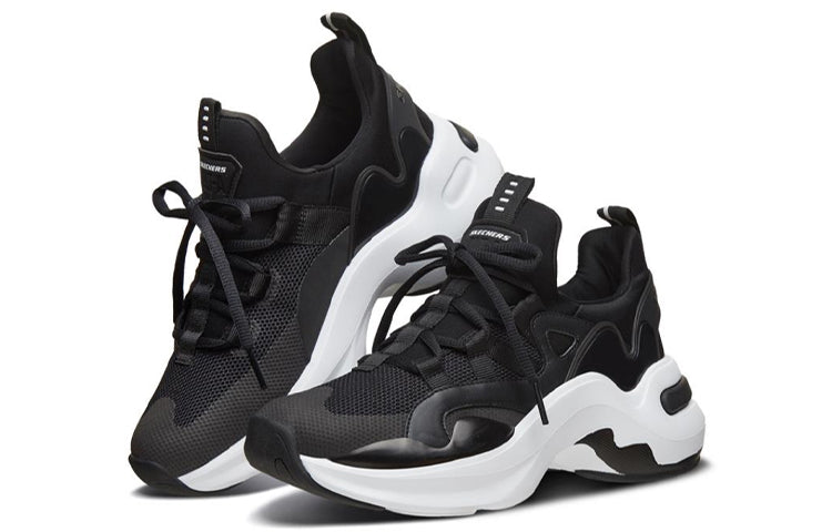 (WMNS) Skechers Dlt-A 2.0 Sports Shoes Black/White 88888372-BKW