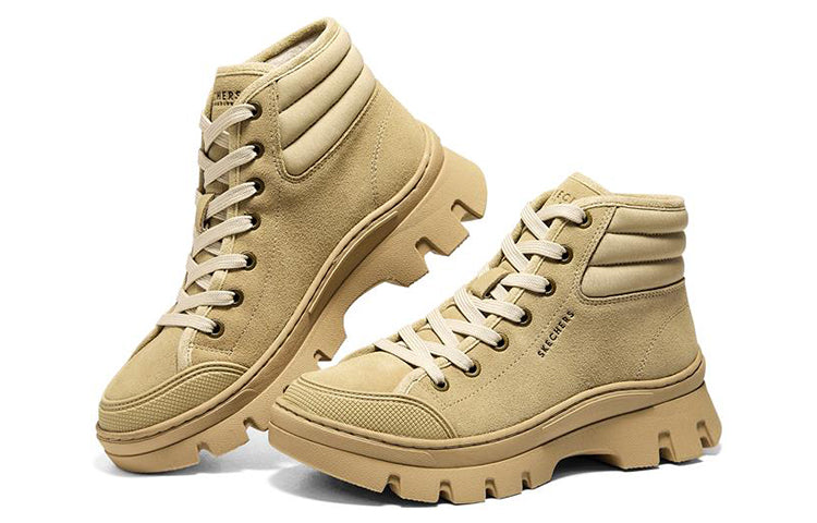 (WMNS) Skechers Roadies Surge Boots 'Tan Beige' 177265-TAN